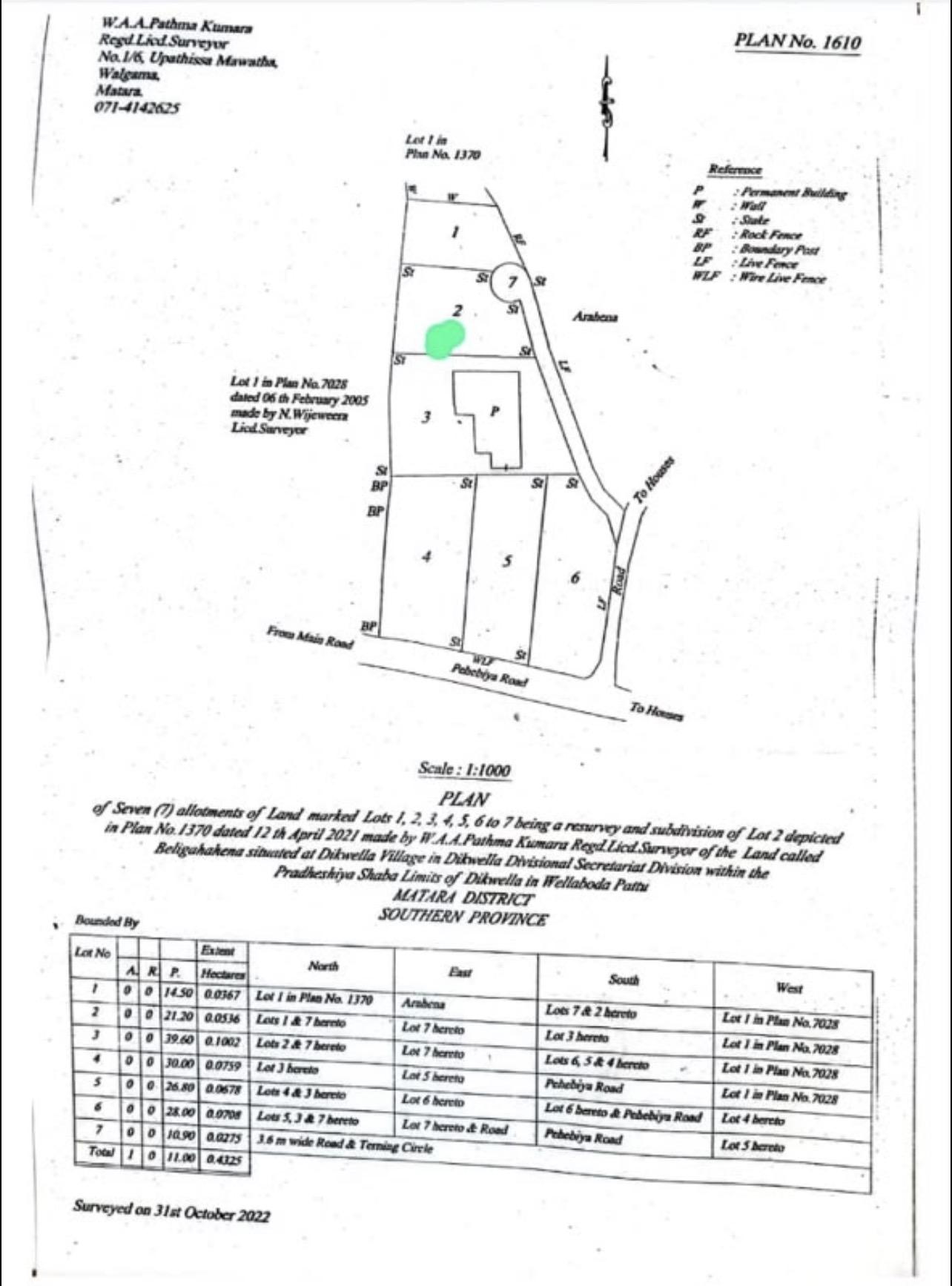 Prime Land in Hiriketiya , Dickwella